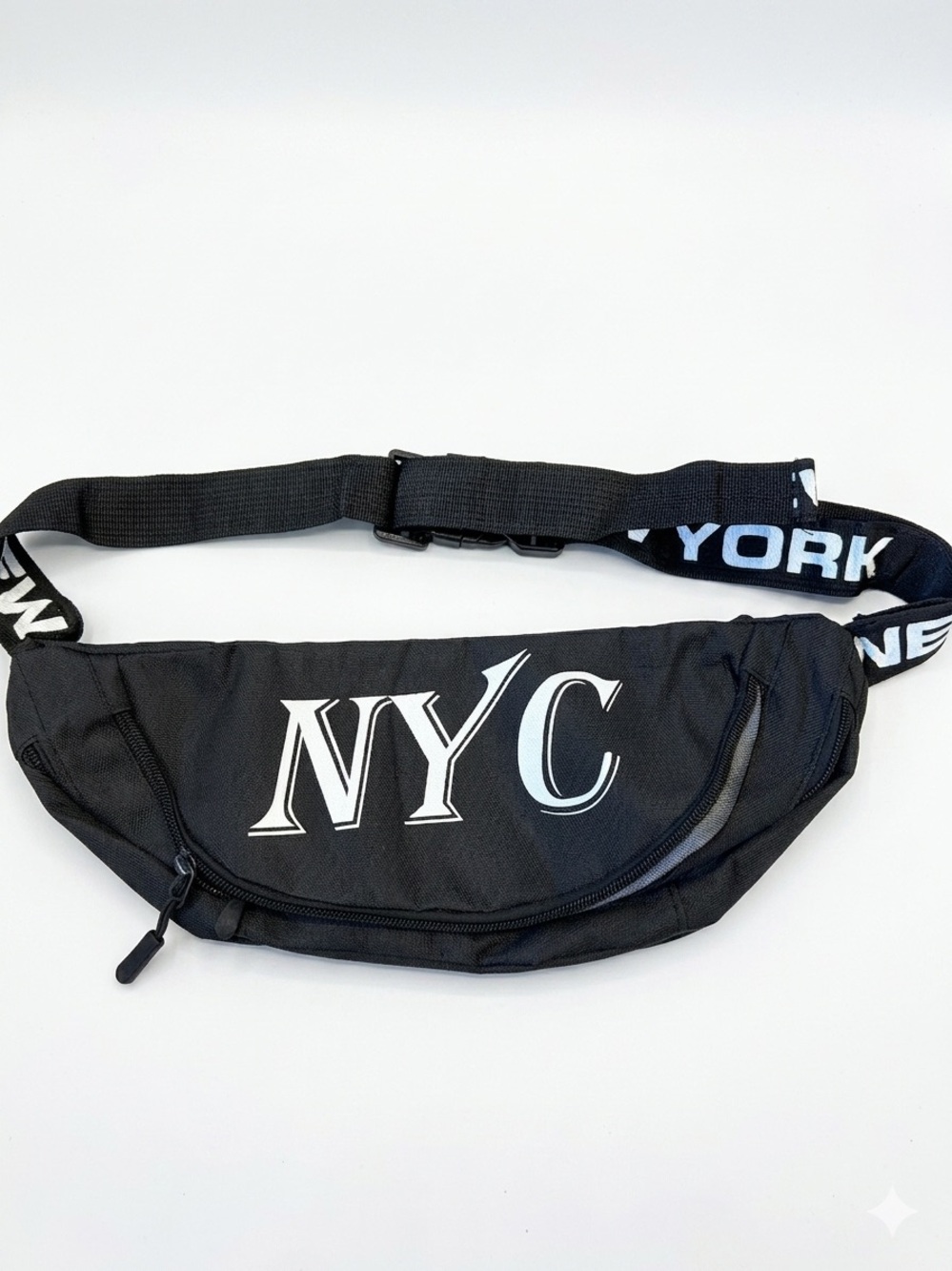NYC Black Waist Bag